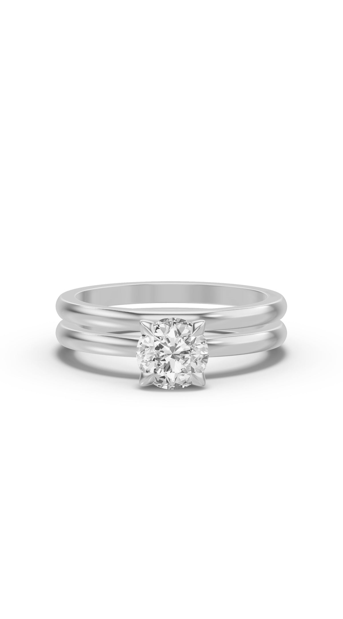 Engagement rings — solitaire bridal set